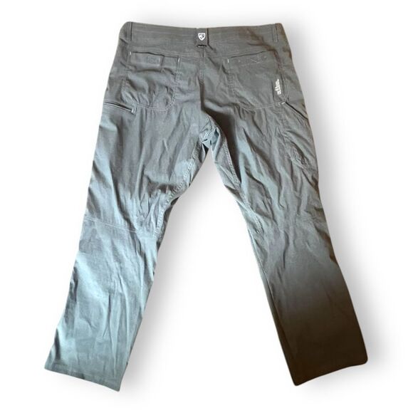 KUHL Renegade Pants Straight Leg Mid-Rise UPF 50+ Stretch Steel Gray Size 40x30 - Picture 1 of 14